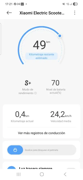 Patinete Eléctrico Xiaomi Mi Scooter 4 Ultra