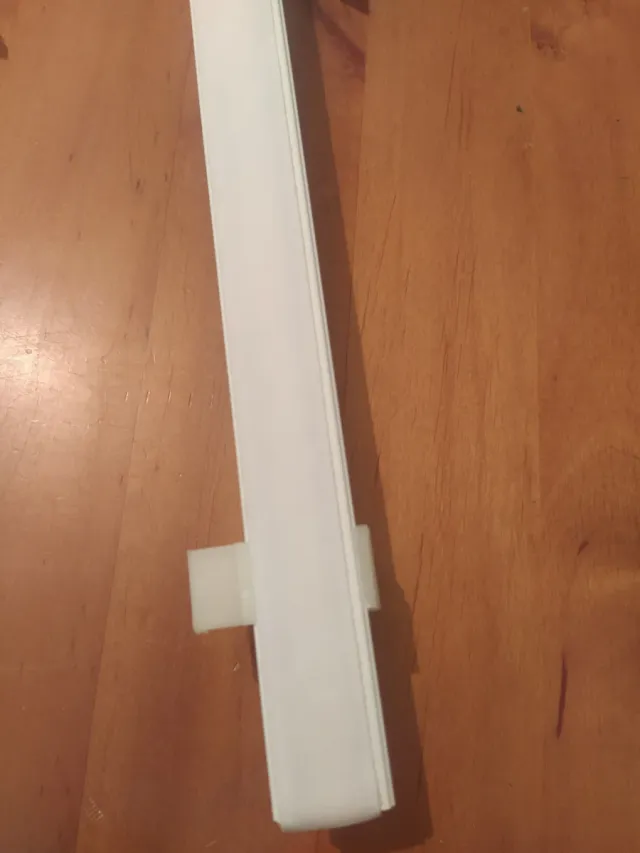 Perfil con velcro para bandó de cortina