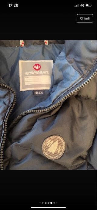 Piumino Murphy&Nye Uomo Blu Taglia XXL