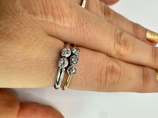 Anelli oro 18kt diamanti