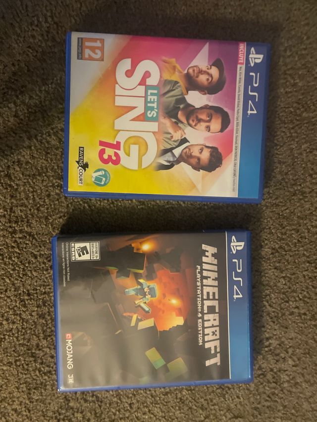 PS4 Minecraft y Let's Sing 13