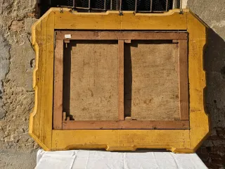 Quadro olio su tela epoca 1858 firmato