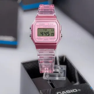 Casio F-91WS-4 Reloj Digital Rosa