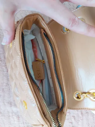 Bolso Guess Marrón Dorado