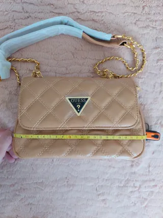Bolso Guess Marrón Dorado