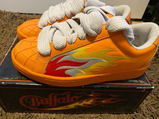 Zapatillas Buffalo Naranja y Rojo