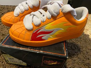 Zapatillas Buffalo Naranja y Rojo