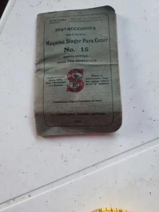 Lote Costura Antigua Singer