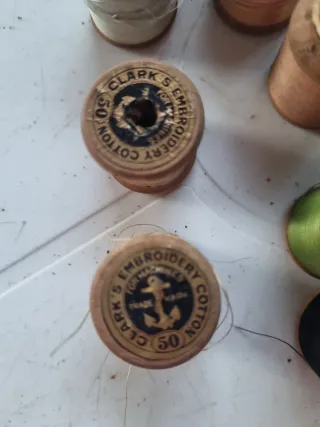 Lote Costura Antigua Singer