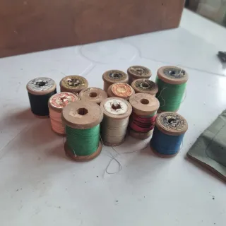 Lote Costura Antigua Singer