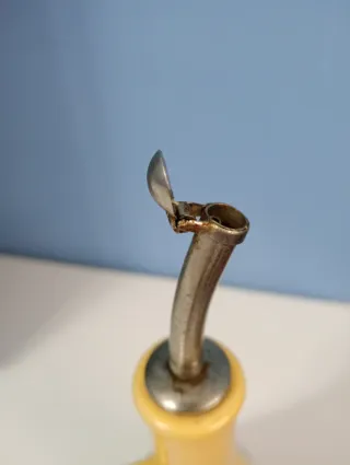 Caraffa Olio d'Oliva Gialla Ceramica