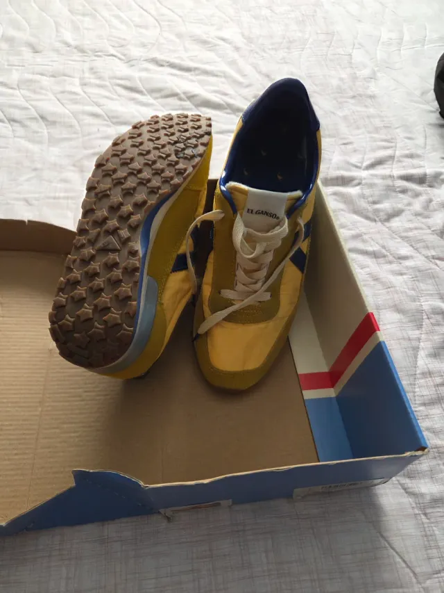 Zapatillas El Ganso Amarillas y Azules