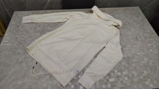 Maglione collo alto beige