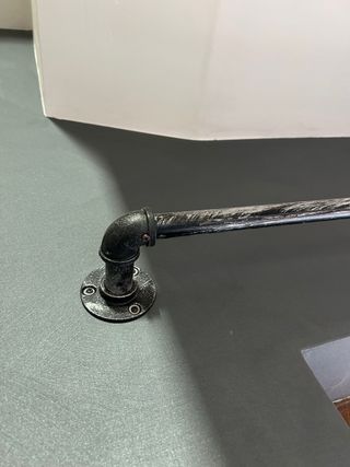 3 Bastoni Tende Stile Industriale