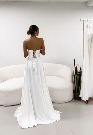 Vestido de Novia Blanco Elegante