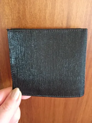 Portafoglio Nero con leggero lurex