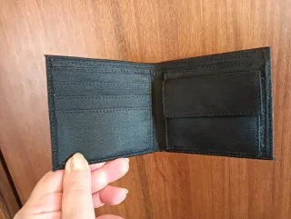 Portafoglio Nero con leggero lurex