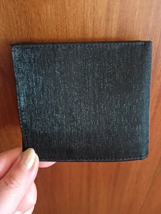 Portafoglio Nero con leggero lurex