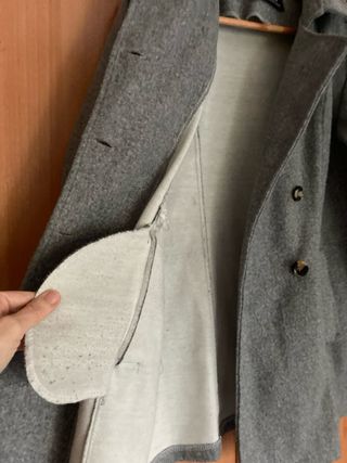 Abrigo gris chica New Collection Talla L