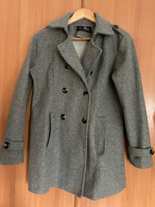 Abrigo gris chica New Collection Talla L