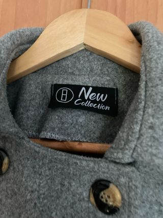 Abrigo gris chica New Collection Talla L