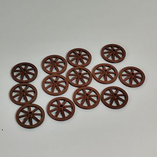 4pz Ruote Lego Carro Carrozza Diligenza Cannone