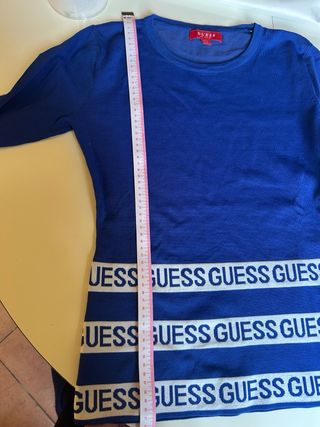 Maglioncino Guess blu con logo