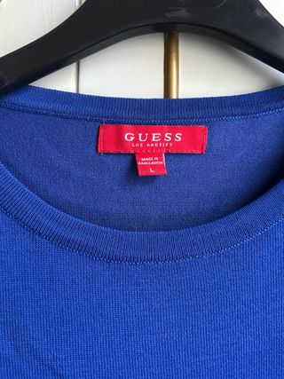 Maglioncino Guess blu con logo