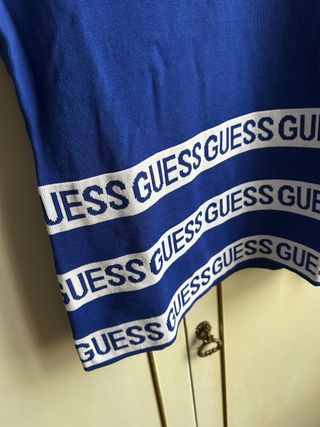 Maglioncino Guess blu con logo
