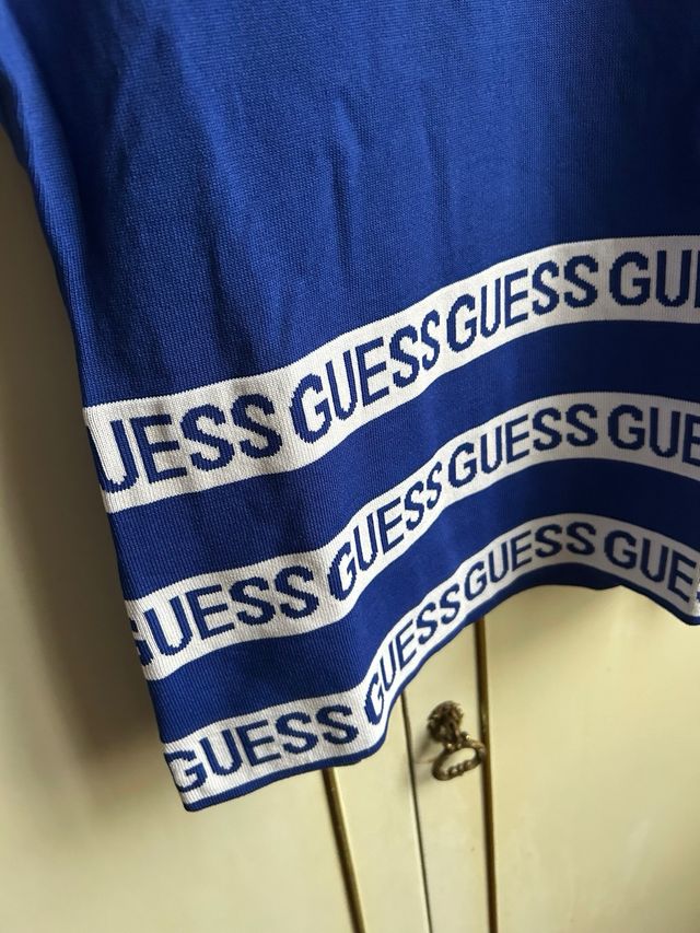 Maglioncino Guess blu con logo