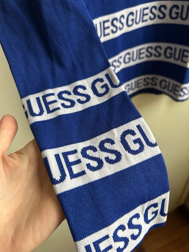 Maglioncino Guess blu con logo