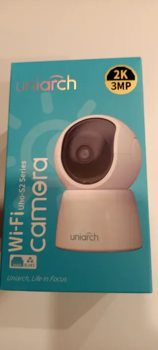 Cámara Vigilancia Uniarch 2K 3MP Wi-Fi RJ45