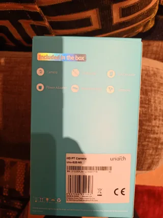 Cámara Vigilancia Uniarch 2K 3MP Wi-Fi RJ45