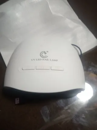 Lámpara UV LED para uñas gel vendo las dos por ,10