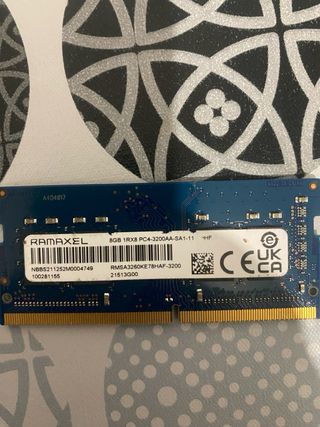 Memoria RAM 8GB DDR4 3200MHz lote