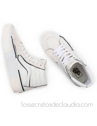 NUEVAS zapatillas VANS Reconstruct PIEL blancas