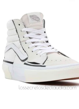 NUEVAS zapatillas VANS Reconstruct PIEL blancas