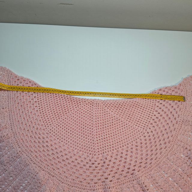 Scialle in lana rosa