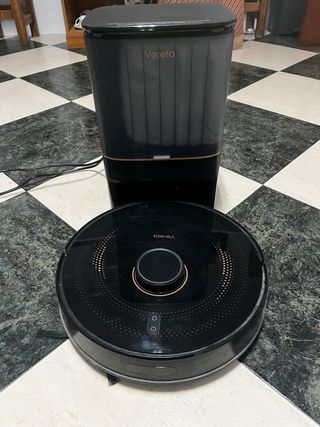 Robot Aspirador y Base de Carga Verefa