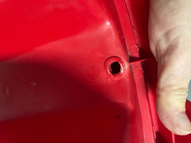 Guantera Honda SH50-SH75-SH80 Roja