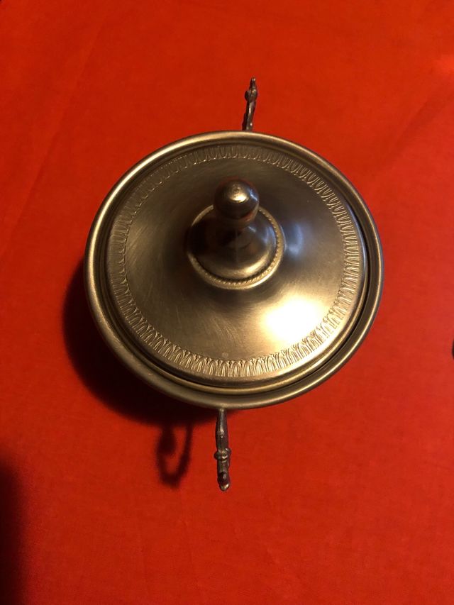 Zuccheriera in peltro