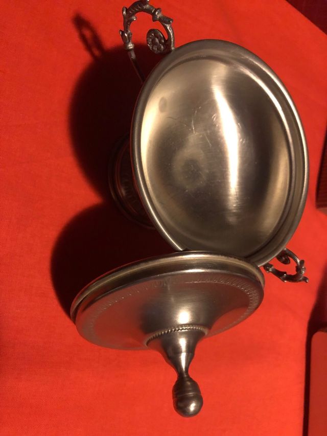 Zuccheriera in peltro