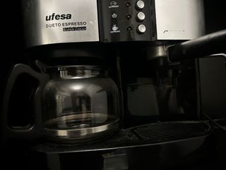 Cafetera Ufesa Dueto Espresso Super Cream