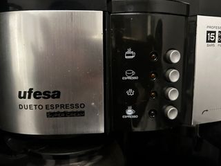 Cafetera Ufesa Dueto Espresso Super Cream