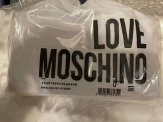 Borsa Love Moschino trapuntata rossa