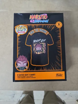 Camiseta Funko Pop! Naruto 8 Gates Guy Talla S