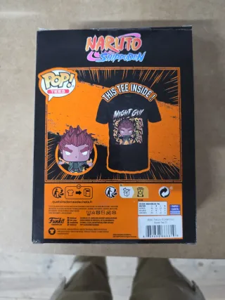 Camiseta Funko Pop! Naruto 8 Gates Guy Talla S