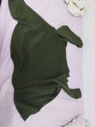 Sobrecamisa verde oscuro talla XS