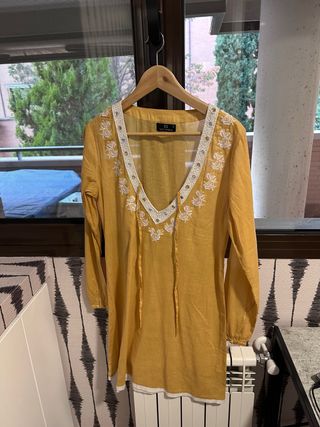 Vestido Tanta mostaza talla única