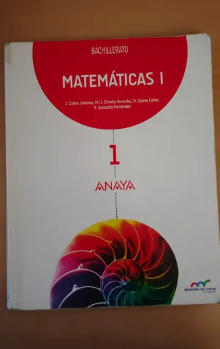 Matemáticas I. Anaya
